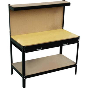 BANCO DA LAVORO EFFE  PIANO MDF CM. 120X60X H 155 C/CASSETTO