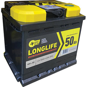 BATTERIA AUTO MODULO VALORE + - AH  50 DX SPUNTO 420A MM 207X175 H.MM 190