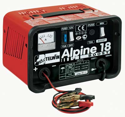 CARICABATTERIA ALPINE 18 TELWIN  BOOST VOLT 12/24 AH 146/18590