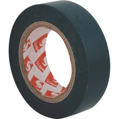 NASTRO PVC ISOLANTE SCAPA - VERDE MM 15 ML 10- 20 pezzi