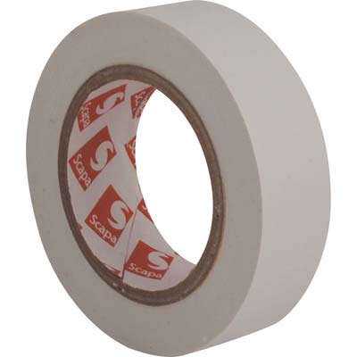 NASTRO PVC ISOLANTE SCAPA - BIANCO MM 19 ML 25- 10 pezzi