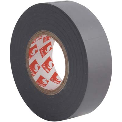 NASTRO PVC ISOLANTE SCAPA - GRIGIO MM 19 ML 25- 10 pezzi