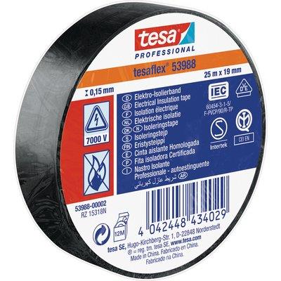 NASTRO PVC ISOLANTE IMQ TESA - NERO MM 19 ML 25- 10 pezzi