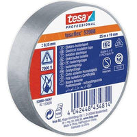 NASTRO PVC ISOLANTE IMQ TESA - GRIGIO MM 19 ML 25- 10 pezzi