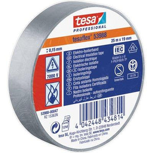 NASTRO PVC ISOLANTE IMQ TESA - GRIGIO MM 19 ML 25- 10 pezzi