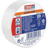 NASTRO PVC ISOLANTE IMQ TESA - BIANCO MM 25 ML 25- 10 pezzi
