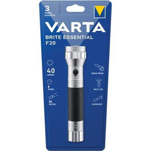 TORCIA LED BRITE ESSENTIAL VARTA  LED 19 2XMEZZA TORCIA C ESCLUSE