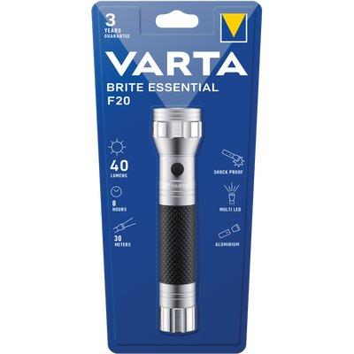 TORCIA LED BRITE ESSENTIAL VARTA  LED 19 2XMEZZA TORCIA C ESCLUSE