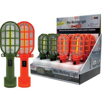 TORCIA LED MINI WORKING LIGHT EXPO LUCE QUADRA - LUMEN 180 3XMINI STILO AAA INCLUSE CF=PZ 12- 1 confezioni