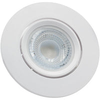 FARETTO INCASSO TONDO KLIRS CENTURY - BIANCO MM 90 ORIENTABILE- 5 pezzi