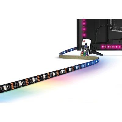 STRISCIA LED ADESIVA KITTV CENTURY  4355 USB VOLT 5 W 3,0 RGB MT 2 + TELECOMANDO