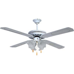 VENTILATORE DA SOFFITTO COUNTRY EFFE  BIANCO VOLT 230 WATT 70 CM 130 VEL 3 +4 LUCI + INV