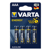PILA MINI STILO AAA ENERGY VARTA - ALCALINA VOLT 1,5 CF=PZ 4- 10 confezioni