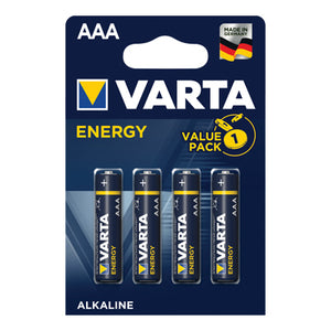 PILA MINI STILO AAA ENERGY VARTA - ALCALINA VOLT 1,5 CF=PZ 4- 10 confezioni