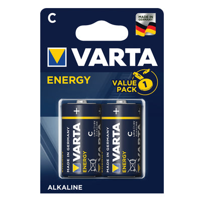 PILA MEZZA TORCIA C ENERGY VARTA - ALCALINA VOLT 1,5 CF=PZ 2- 10 confezioni