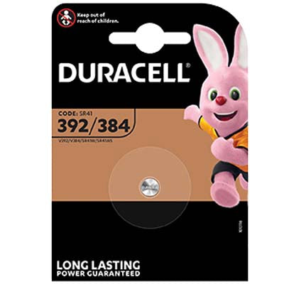 PILA SPECIALISTICA 392/384 DURACELL - OSSIDO ARGENTO VOLT 1,5- 10 pezzi
