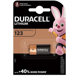 PILA SPECIALISTICA 123 DURACELL - LITIO VOLT 3,0- 10 pezzi