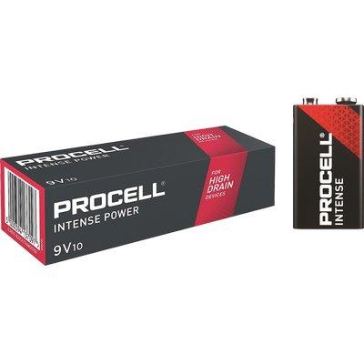 PILA TRANSISTOR PROCELL INTENSE DURACELL - VOLT 9,0 CF=PZ 10- 5 confezioni