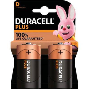 PILA TORCIA D PLUS100 POWER DURACELL - ALCALINA VOLT 1,5 CF=PZ 2- 10 confezioni