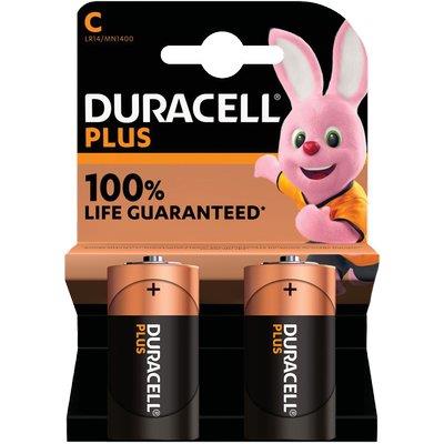 PILA MEZZA TORCIA C PLUS100 POWER DURACELL - ALCALINA VOLT 1,5 CF=PZ 2- 10 confezioni