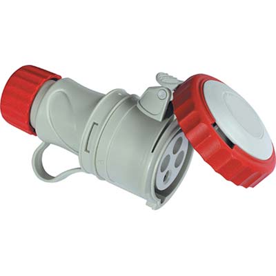 PRESA MOBILE INDUSTRIALE ROSSA FME  3P+T 16A IP67