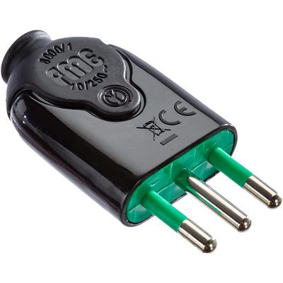 SPINA MOBILE FME - NERO 2P+T 10A- 10 pezzi