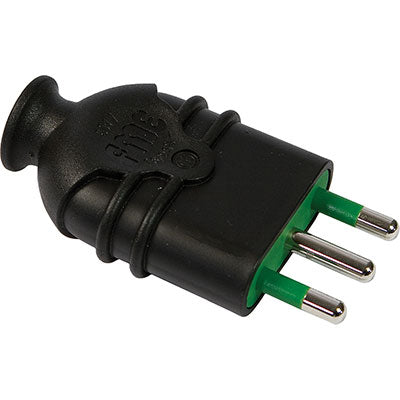 SPINA MOBILE HI-PRO FME - NERO 2P+T 16A- 5 pezzi