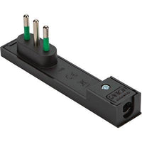 SPINA MOBILE RIBASSATA CLOCK FME - NERO 2P+T 10A- 3 pezzi