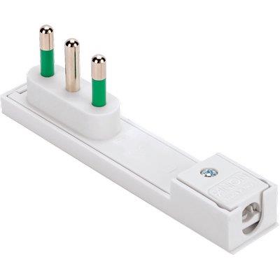 SPINA MOBILE RIBASSATA CLOCK FME - BIANCO 2P+T 16A- 3 pezzi