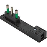 SPINA MOBILE RIBASSATA CLOCK FME - NERO  2P+T 16A- 3 pezzi