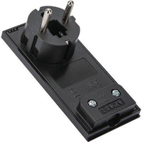 SPINA MOBILE RIBASSATA SCHUKO CLOCK FME - NERO 2P+T 16A- 2 pezzi