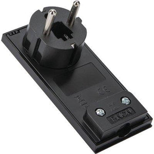 SPINA MOBILE RIBASSATA SCHUKO CLOCK FME - NERO 2P+T 16A- 2 pezzi