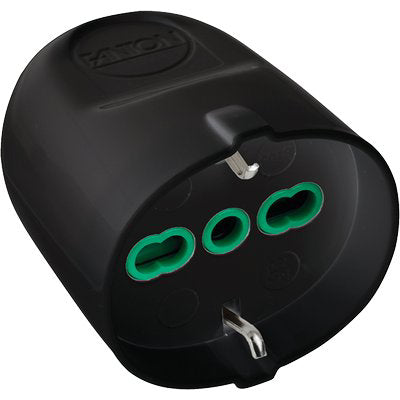 PRESA MOBILE SCHUKO FME - NERO 2P+T 16A BIPASSO- 5 pezzi