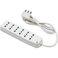 MULTIPRESA BIPASSO RETAIL FME - BIANCO POSTI 6 2P+T 16A n°XMMQ 3X10 MT 15- 2 pezzi