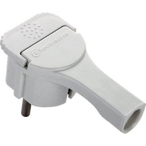 SPINA MOBILE SCHUKO RIBASSATA ELECTRALINE - BIANCO 2P+T 16A- 5 pezzi