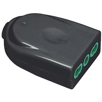 PRESA MOBILE GARANTI - NERO 2P+T 16A BIPASSO- 10 pezzi