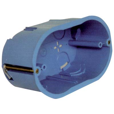 SCATOLA FRUTTI INCASSO CARTONGESSO MARLANVIL - PP BLU POSTI 3- 12 pezzi