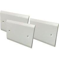 COPERCHIO SCATOLA RETTANGOLARE - PP BIANCO MM 80X120 CF=PZ 3- 5 confezioni