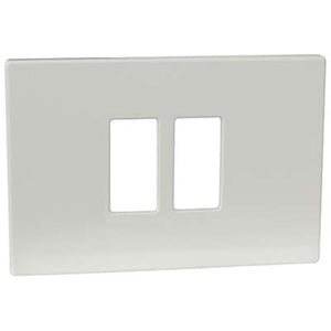 PLACCA COPRIFRUTTI VENUS MARLANVIL - RESINA AVORIO POSTI 2 RAVVICINATI  MM 115X80- 10 pezzi