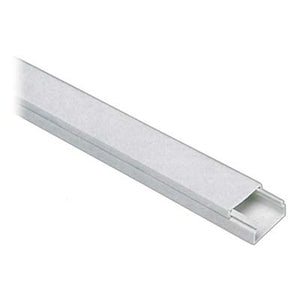 MINI CANALINA ADESIVA PASSAGGIO CAVI - PVC BIANCO MM 10X10 MT 2- 10 pezzi