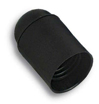 PORTALAMPADA CAMICIA LISCIA - RESINA NERO E27 M10X1- 25 pezzi