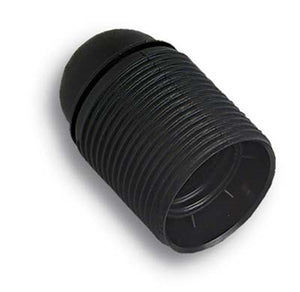 PORTALAMPADA CAMICIA FILETTATA - RESINA NERO E27 M10X1- 25 pezzi
