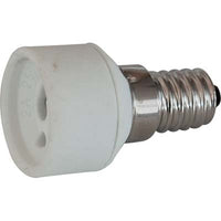 ADATTATORE LAMPADA E14-GU10 - PORCELLANA- 5 pezzi