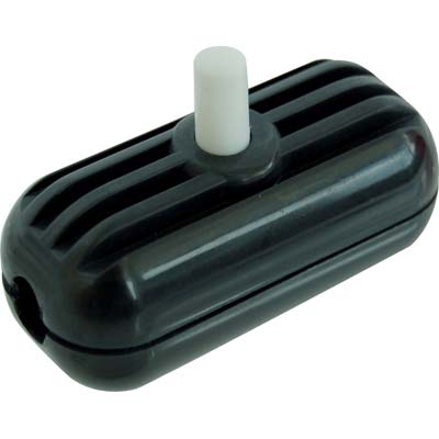 INTERRUTTORE PASSAFILO - NERO- 10 pezzi