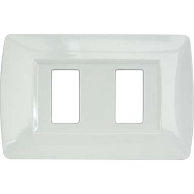 PLACCA COPRIFRUTTI MAGIC LINE - NYLON BIANCO POSTI 2 MM 120X80 CF=PZ 2- 5 confezioni