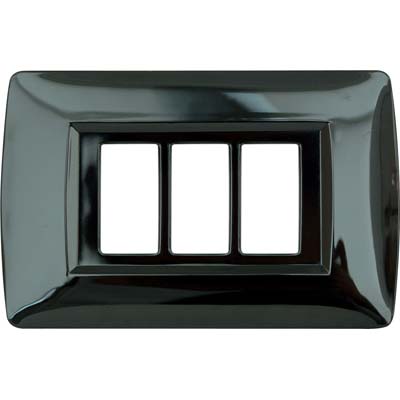 PLACCA COPRIFRUTTI MAGIC LINE - NYLON NERO POSTI 2 MM 120X80 CF=PZ 2- 5 confezioni