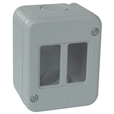 INVOLUCRO A PARETE IP40 MARLANVIL - POSTI 2 MM 64X80 H.MM 46 X VENUS- 10 pezzi