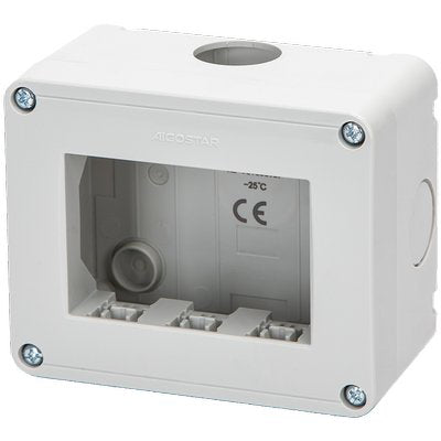 INVOLUCRO A PARETE IP40 - POSTI 3 MM 101X83 H.MM 55 X ABM- 6 pezzi