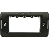 SUPPORTO FRUTTI ONDA MARLANVIL - PC NERO POSTI 4- 10 pezzi