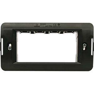 SUPPORTO FRUTTI ONDA MARLANVIL - PC NERO POSTI 4- 10 pezzi